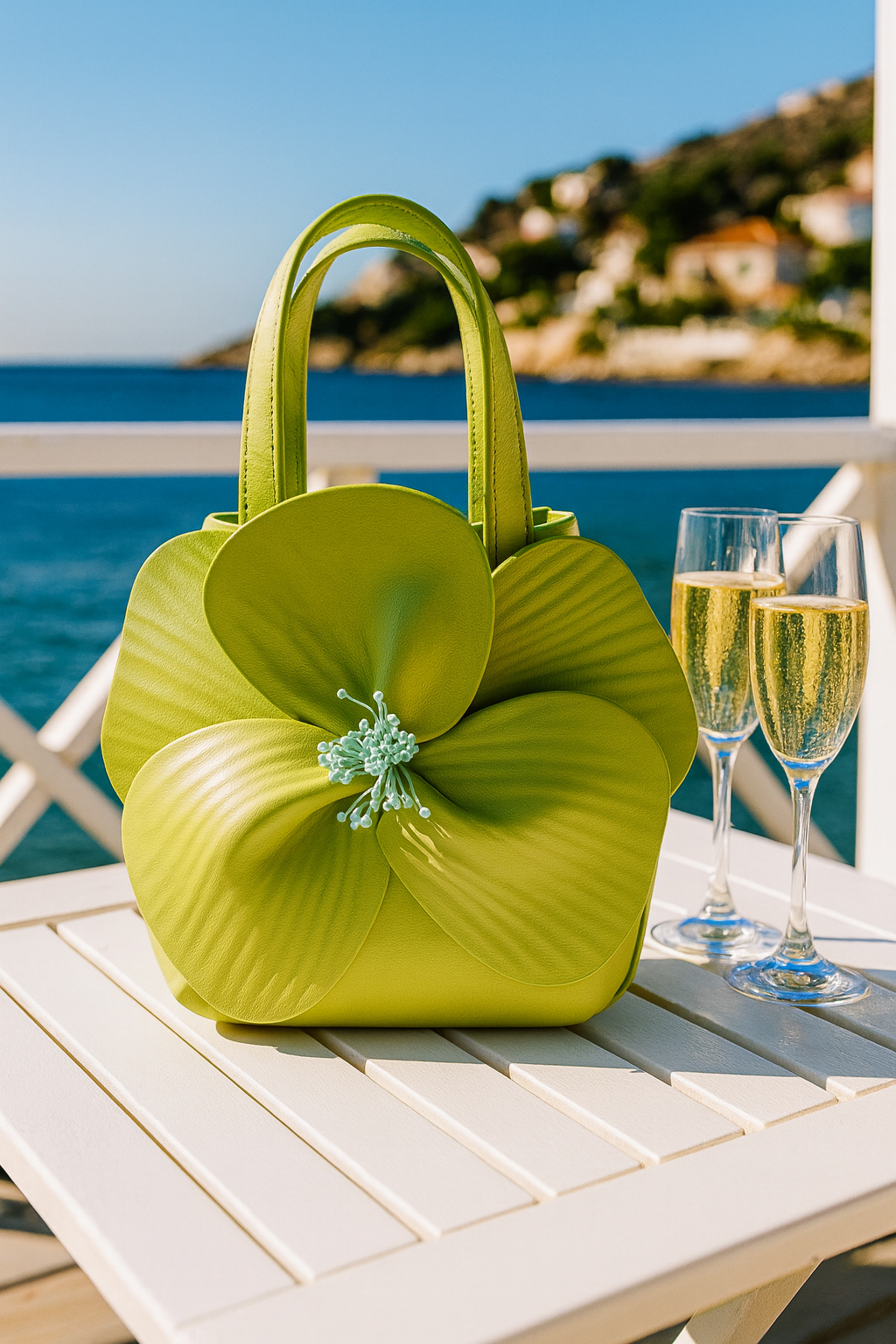 Flor Verde Purse