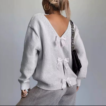 Ribbon Back Sweater