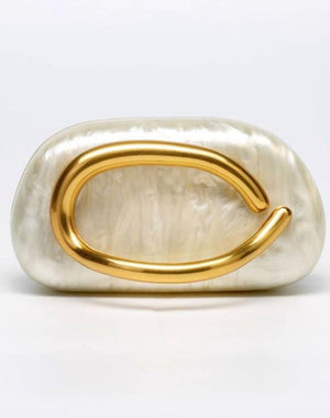 Aurora Shell Clutch Purse