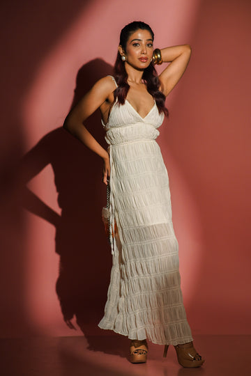 Ivory Whisper Maxi Dress