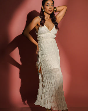Ivory Whisper Maxi Dress