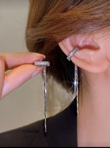 Luna Drape Crystal Earrings