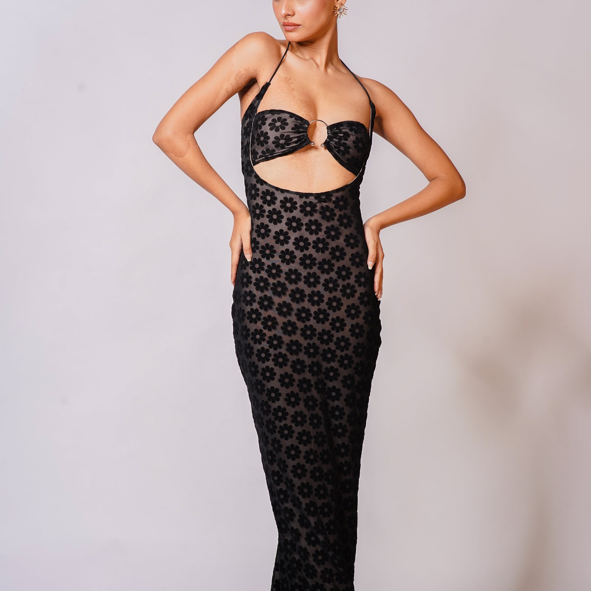 Velour Desire Maxi Dress