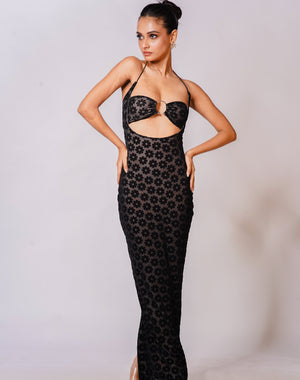 Velour Desire Maxi Dress