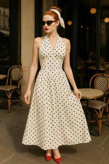 Vintage Desire Polka Dot Dress