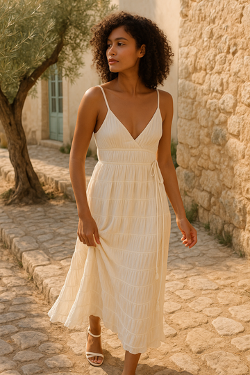 Ivory Whisper Maxi Dress